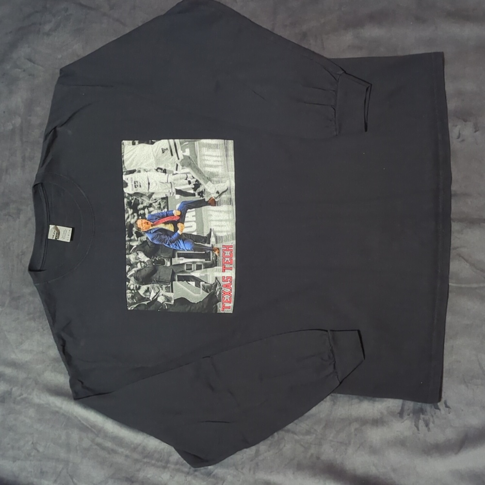 Texas Tech Graphic Long Sleeve Tee, Size Large - Picture 2 of 4